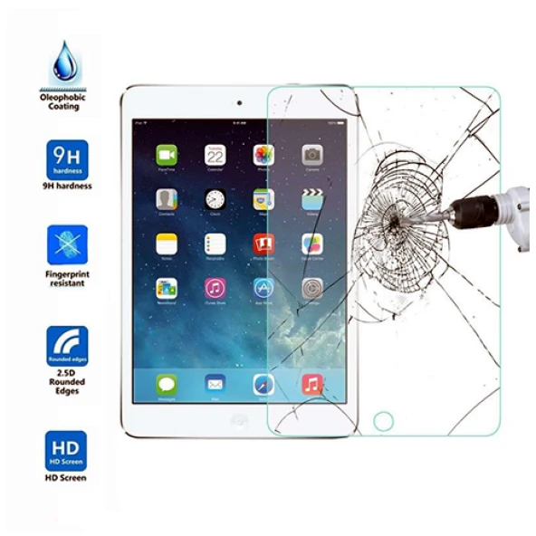 Apple iPad 2 3 4  Ekran Koruyucu 9H Temperli Kırılmaz Cam ürün görseli 1