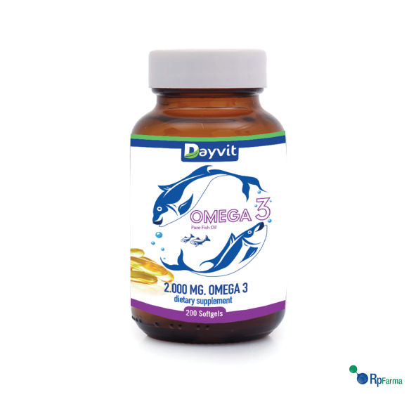 Dayvit Omega 3    200 Softgel ürün görseli 1