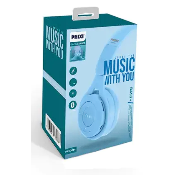 Phixi Basic HP300R Kafa üstü Bluetooth Kulaklık - Resim 5