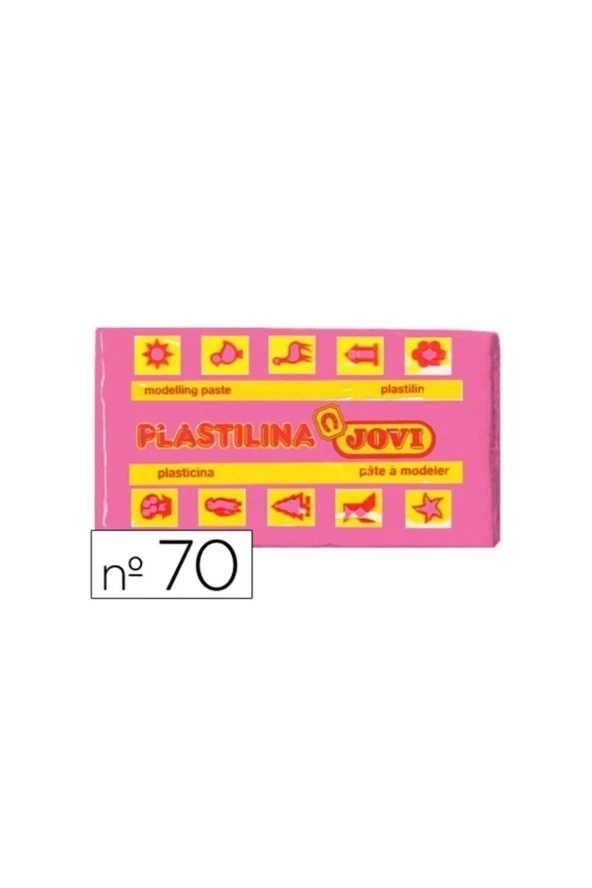 Jovi Oyun Hamuru Plaka 50 Gram Pembe Plaka Kurumayan Oyun Hamuru (1 Adet) ürün görseli 1