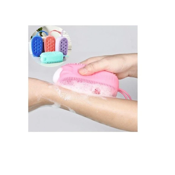 Silikon Banyo Kesesi Süngerli - Resim 2