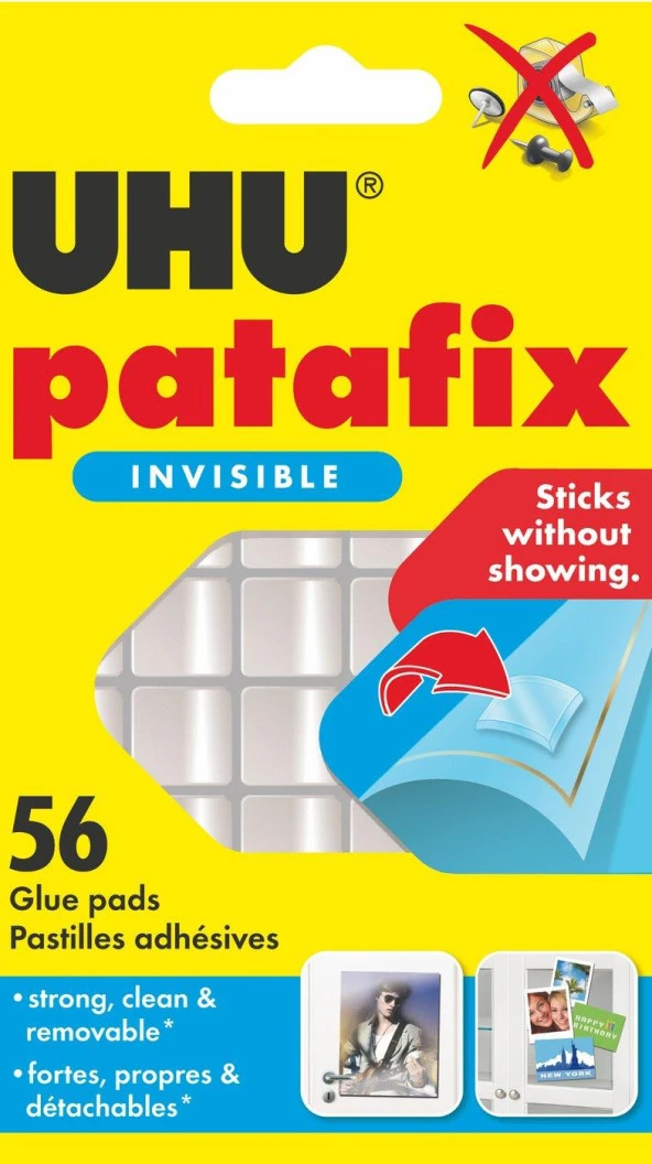 Uhu Hamur Yapıştırıcı Patafix Şeffaf Hamur Yapıştırıcı ürün görseli 1