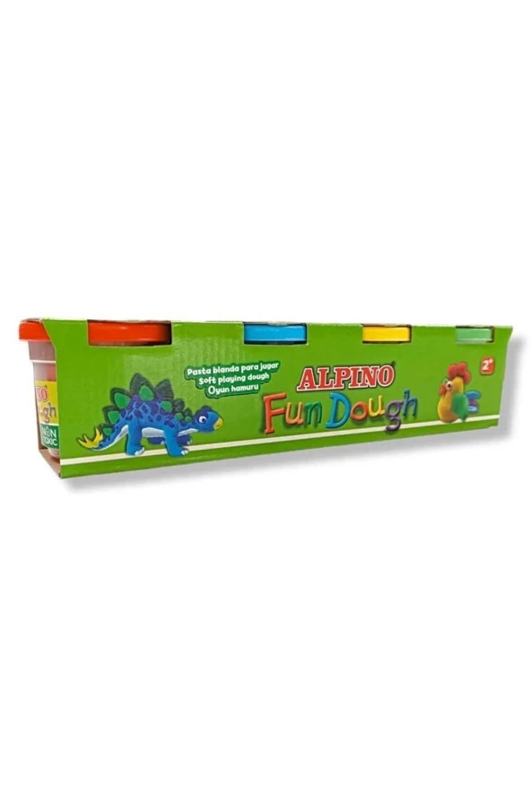 Alpino Oyun Hamuru 4 Renk 100 Gram Oyun Hamuru ürün görseli 1