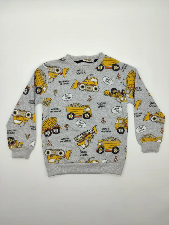 Kız Erkek Karakter Baskılı İki İplik Pijama Takımı ürün görseli 1