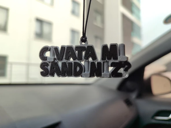 Civata mı Sandınız Araba Dikiz Ayna Süsü ürün görseli 1