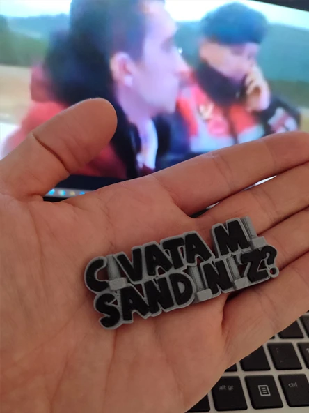 Civata mı Sandınız Anahtarlık - Resim 2