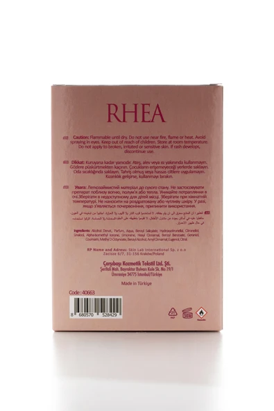 3'Lü Set Alberto Taccini  Rhea Kadın Parfümü 50 ml - Resim 6