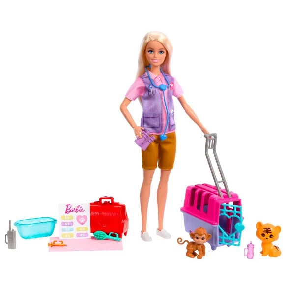 Barbie Veteriner Mini Oyun Seti HRG50 Lisanslı Ürün ürün görseli 1