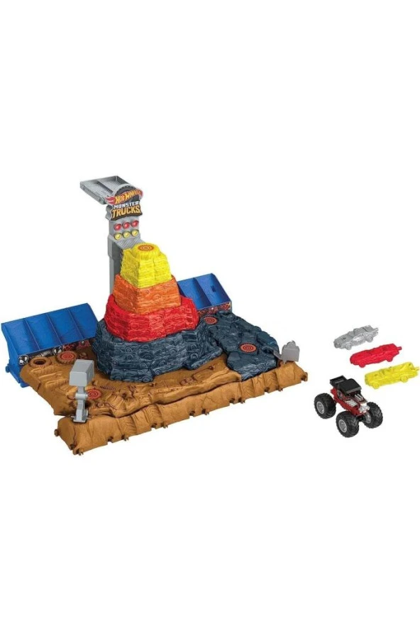 Hot Wheels Monster Trucks Muhteşem Çarpışma Arenası, 4 Yaş Ve Üzeri, Hnb96 ürün görseli 1