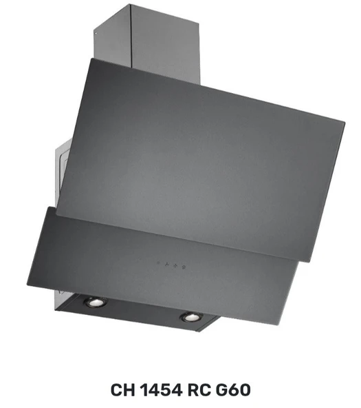 EMİNÇELİK EC-CH 1454 RC G60 2 CAMLI GRİ DAVLUMBAZ (UZAKTAN KUMANDALI) ürün görseli 1