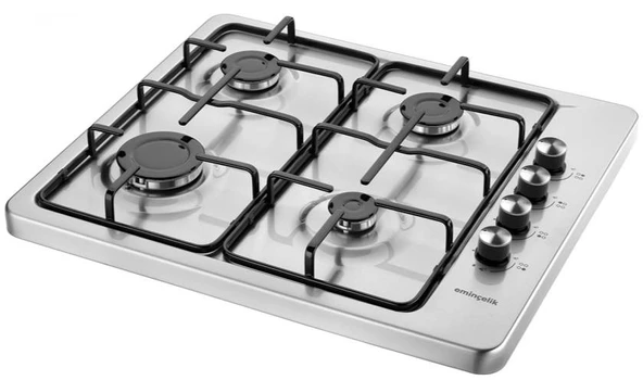 Eminçelik EC-SÜ 3140 X60 Set Üstü (Tezgahüstü)  Paslanmaz Inox Ocak SANCAK ALİMER ürün görseli 1