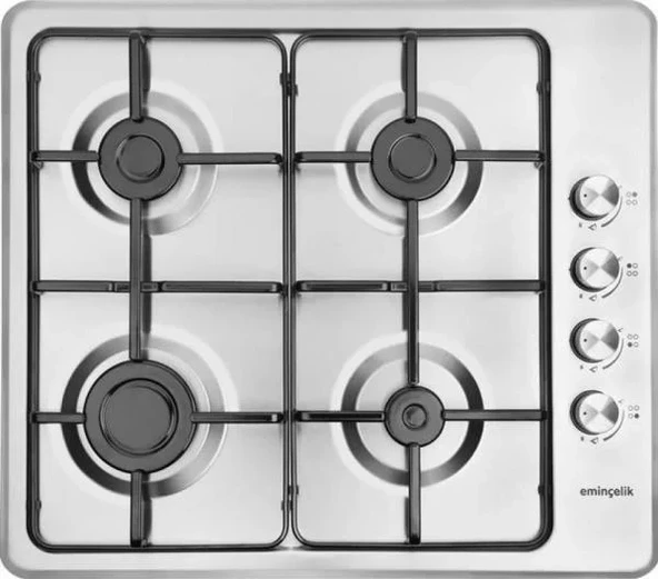 EMİNÇELİK EC-AH 3140 X60 Ankastre Gömmeli Paslanmaz Inox Ocak SANCAK ALİMER ürün görseli 1