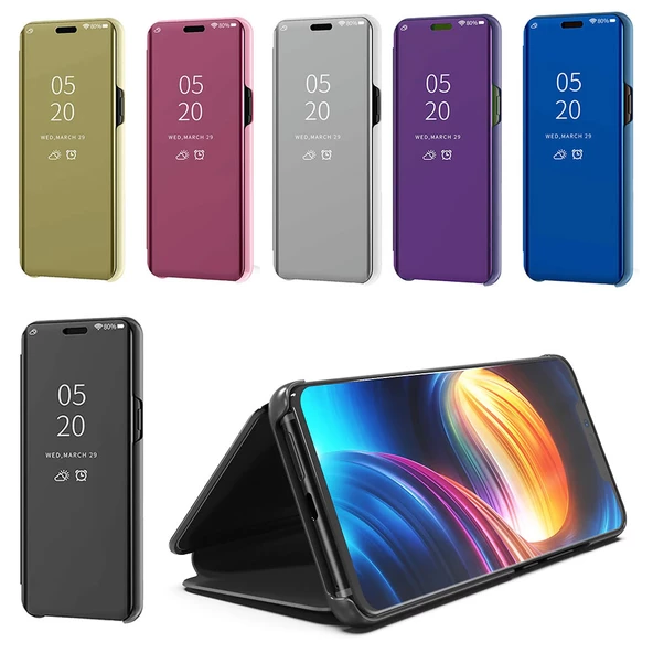 Huawei P30 Pro Aynalı Kapaklı Lüx Kılıf ürün görseli 1