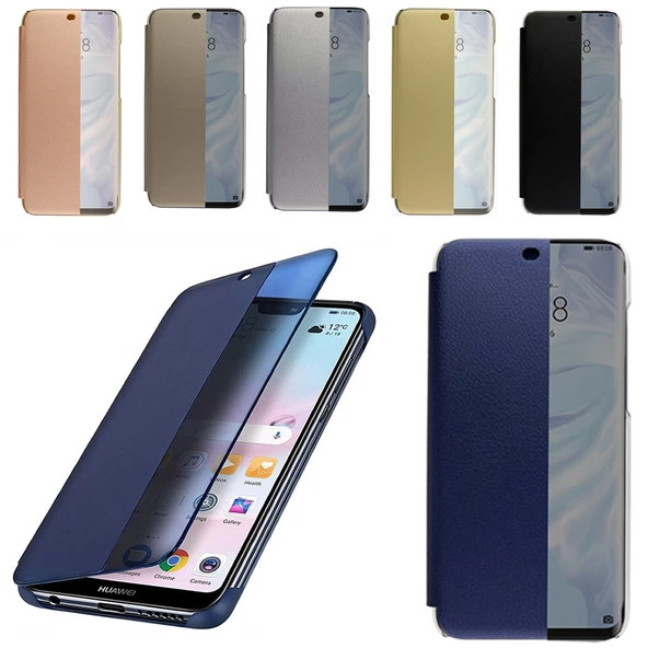 Huawei Mate 30 Lite Yarım Cam Kapaklı Kılıf ürün görseli 1