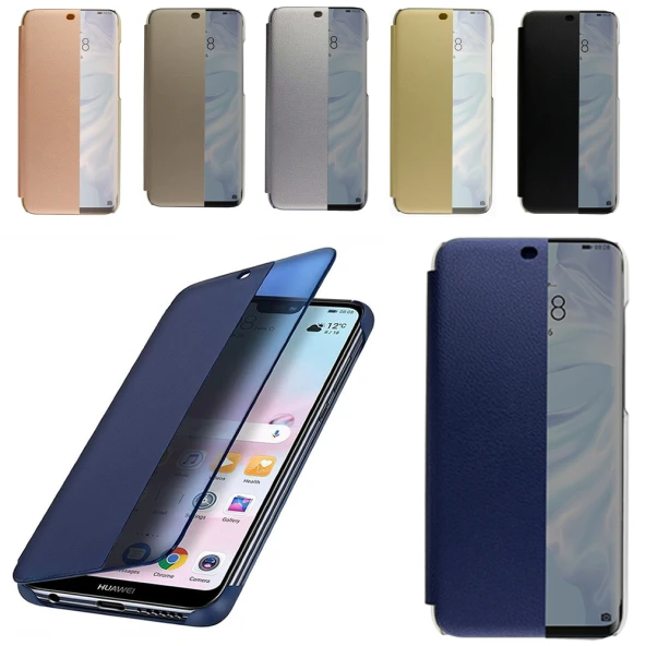 Huawei Y6 2018 Yarım Cam Kapaklı Kılıf ürün görseli 1