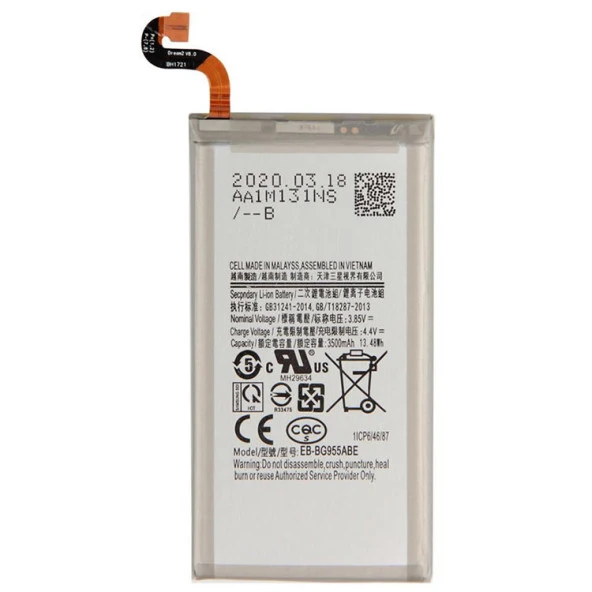 Samsung Galaxy S8 Plus Batarya Pil EB-BG955ABE - Resim 2