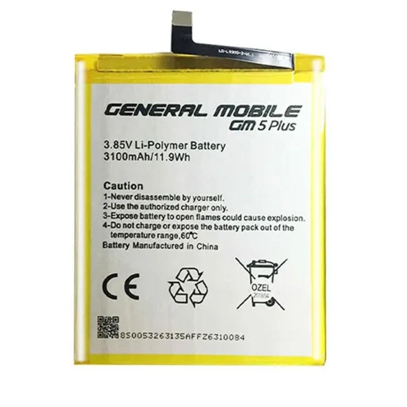 General Mobile GM5 Plus Batarya pil ürün görseli 1