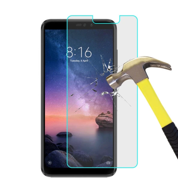 Xiaomi Redmi Note 6 Temperli Kırılmaz Cam Ekran Koruyucu ürün görseli 1