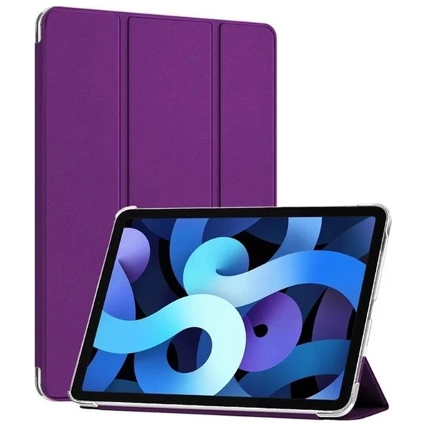 Apple Ipad 2 / 3 / 4 Smart Cover Arkası Şeffaf Tablet Kılıfı ürün görseli 1