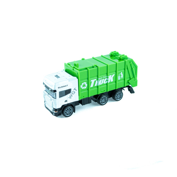 Oyuncak Çöp Kamyonu Metal Mini Çek Bırak 12 Cm ürün görseli 1