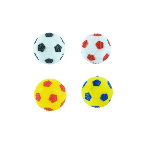 Oyuncak Top Işıklı Sesli Minik Toplar Oyun Topu Dörtlü Set 6 Cm ürün görseli 1