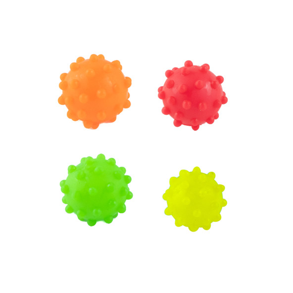 Oyuncak Top Işıklı Sesli Oyun Sevimli Oyun Topu Dörtlü Set 6 Cm ürün görseli 1