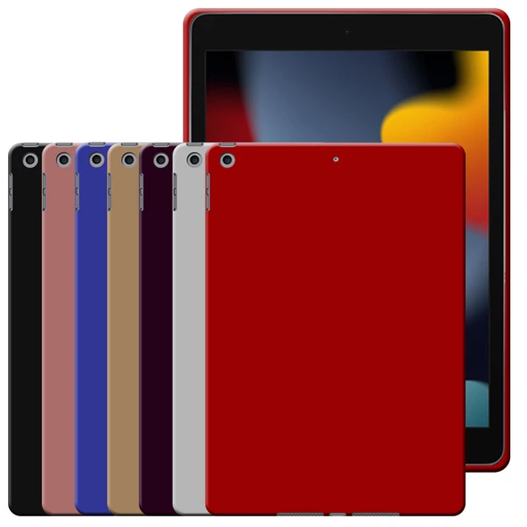 Apple Ipad 10,2 inç Rubber Yıkanabilir Silikon Kılıf ürün görseli 1