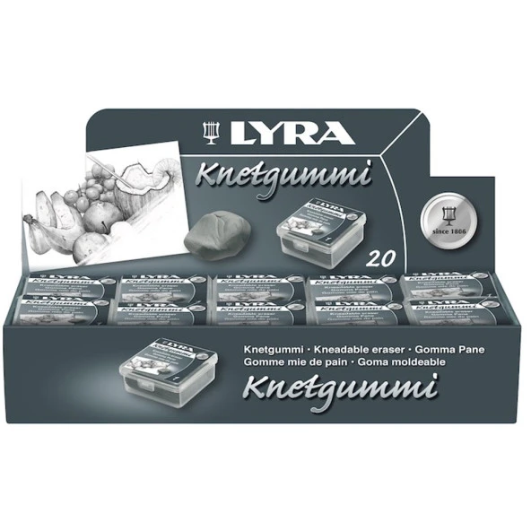 Lyra Hamur Silgi Rembrandt Kneadable 20 Li ürün görseli 1