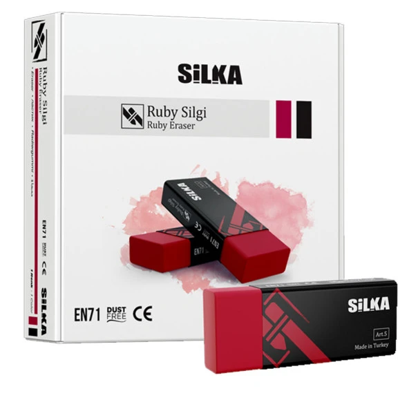 Silka Silgi Ruby Kırmızı 24 LÜ Art.58 ürün görseli 1