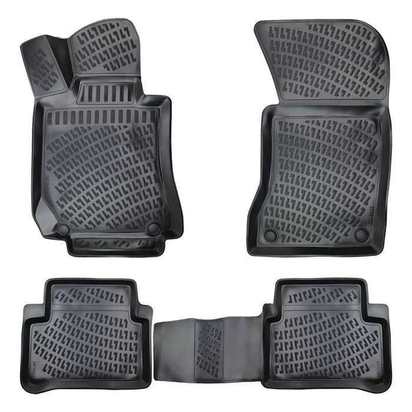Rizline Mercedes E Serisi W211  2002-2009  3D Havuzlu Paspas Siyah ürün görseli 1