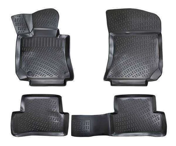 Rizline Mercedes E Serisi W212  2010-2015  3D Havuzlu Paspas Siyah ürün görseli 1