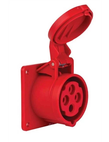 Mete Enerji 406506V 4x16A Ip44 Makine Prizi Düz Vidalı Bağlantı 380 415 V ürün görseli 1