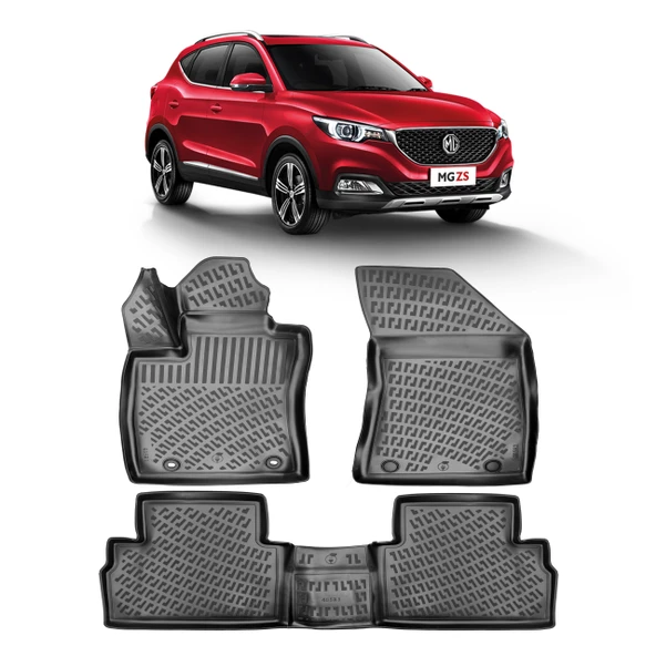 Rizline MG ZS EV 2021 SONRASI ELEKTRİKLİ 3D HAVUZLU PASPAS SİYAH ürün görseli 1