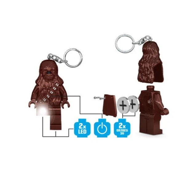 LEGO Star Wars KE60 Chewbacca Led Key Chain - Resim 3
