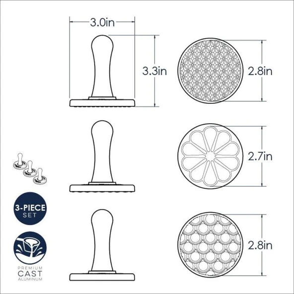 Nordicware 1235 Özel Şekilli Kurabiye Baskı Pulları - Resim 4