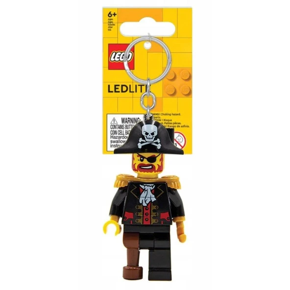 LEGO Ledlite KE23H Captain Brickbeard Led Key Chain ürün görseli 1