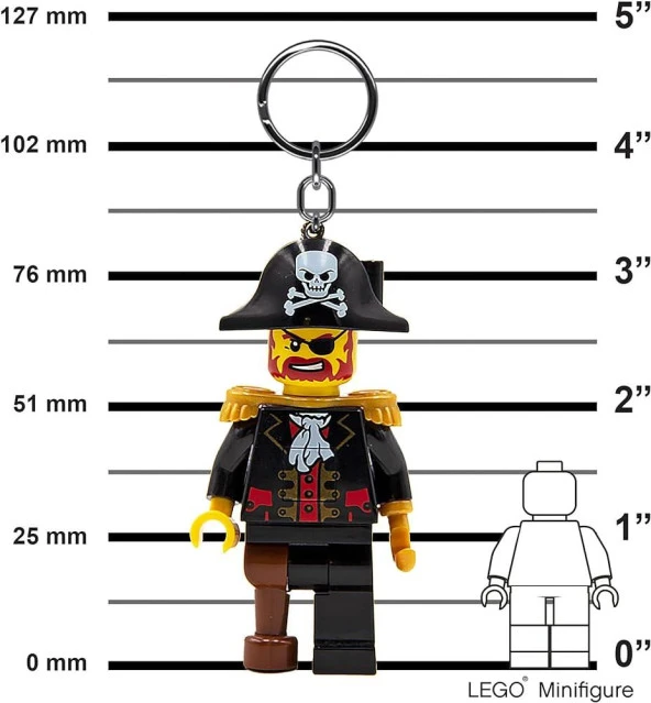 LEGO Ledlite KE23H Captain Brickbeard Led Key Chain - Resim 3