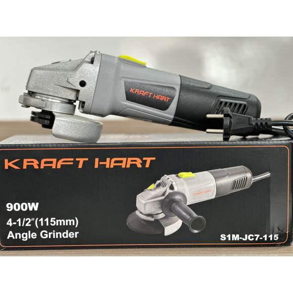 Kraft Hart Profesyonel 900 W 115MM Avuç Içi Taşlama Gri ürün görseli 1