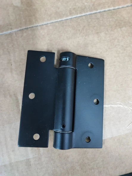 Tek Yönlü Yaylı Menteşe Siyah Renk - (100*90*2,5mm)-(1 ÇİFT) ürün görseli 1