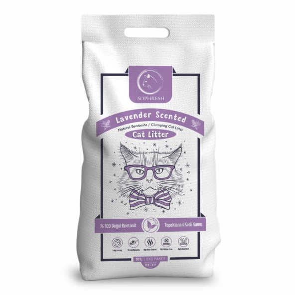 SOPHRESH LS250 Lavanta 10 Lt Kedi Kumu / Cat Litter ürün görseli 1