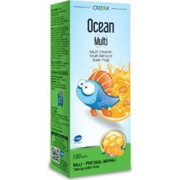 Ocean Multivitamin Multimineral Şurup 150 ml ürün görseli 1