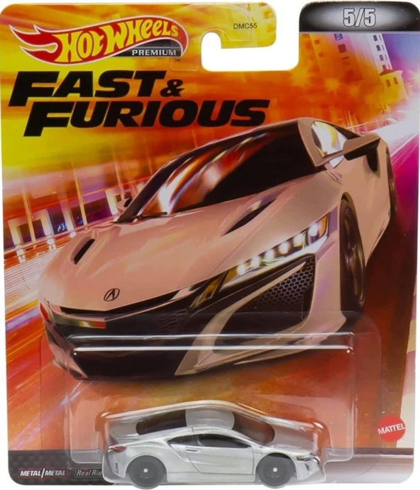 Hot Wheels Premium Fast&furious 17 Acura Nsx DMC55 ürün görseli 1