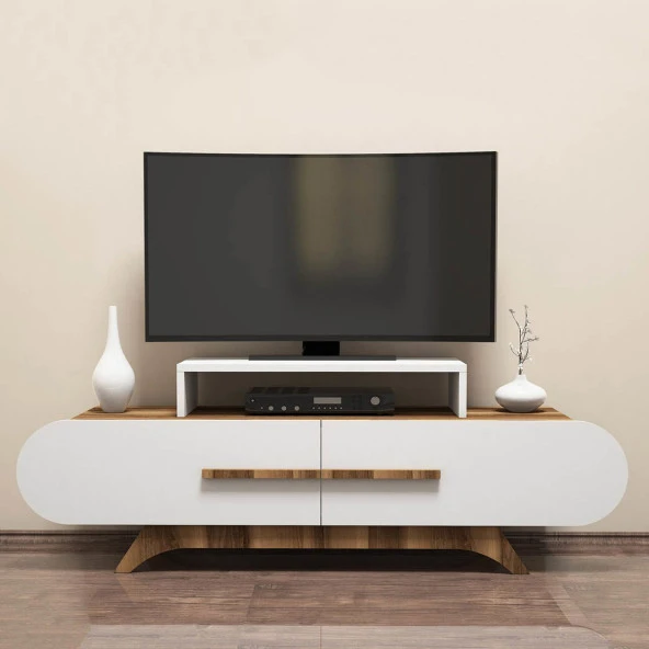 Variant Mobilya Rose Tv Ünitesi - Ceviz / Beyaz ürün görseli 1