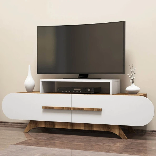 Variant Mobilya Rose Tv Ünitesi - Ceviz / Beyaz - Resim 3