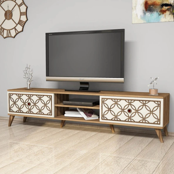 Variant Mobilya Class  Tv Ünitesi - Ceviz / Krem ürün görseli 1