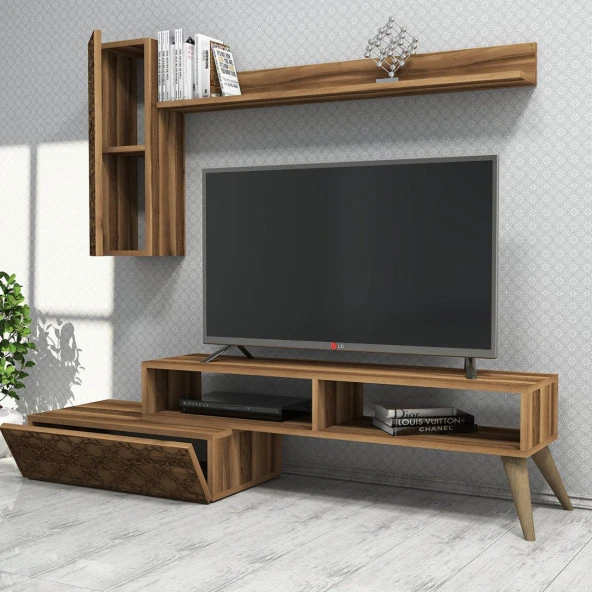 Variant Mobilya Planet Tv Ünitesi - Ceviz / Ceviz - Resim 4