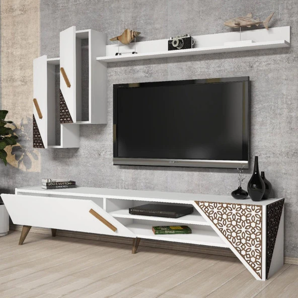 Variant Mobilya Beril Tv Ünitesi - Beyaz - Resim 2