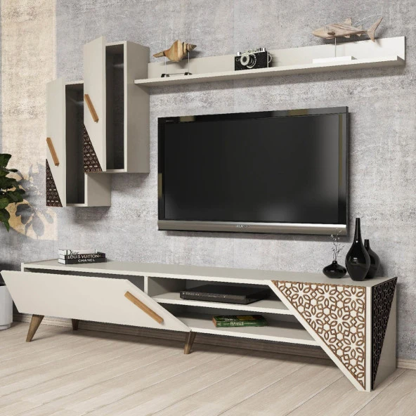 Variant Mobilya Beril Tv Ünitesi - Krem ürün görseli 1