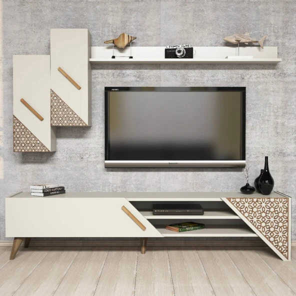 Variant Mobilya Beril Tv Ünitesi - Krem - Resim 4