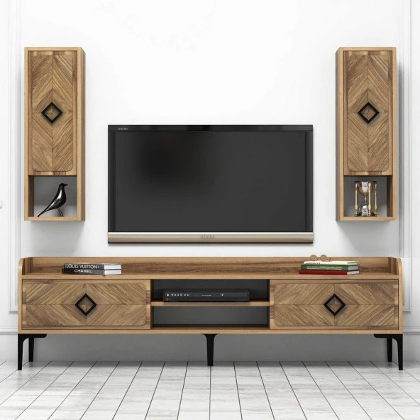 Variant Mobilya Samba Tv Ünitesi - Ceviz / Ceviz - Resim 3